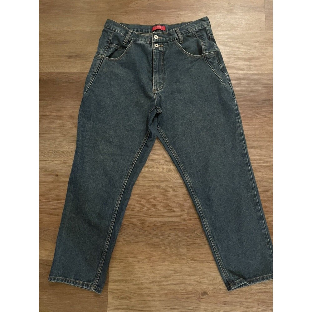 Guess Jeans Baggy Women's Denim Jeans Medium Wash Mom jeans 34x30